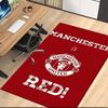 Manchester United Printed Carpet, for Office Chair Living Room Bedroom Kitchen Room Decor Gifts.