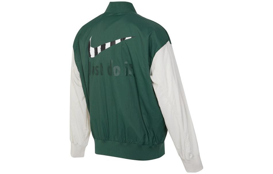 Nike Jackets Women's Green Stand Collar Moderate Other FQ0703-323