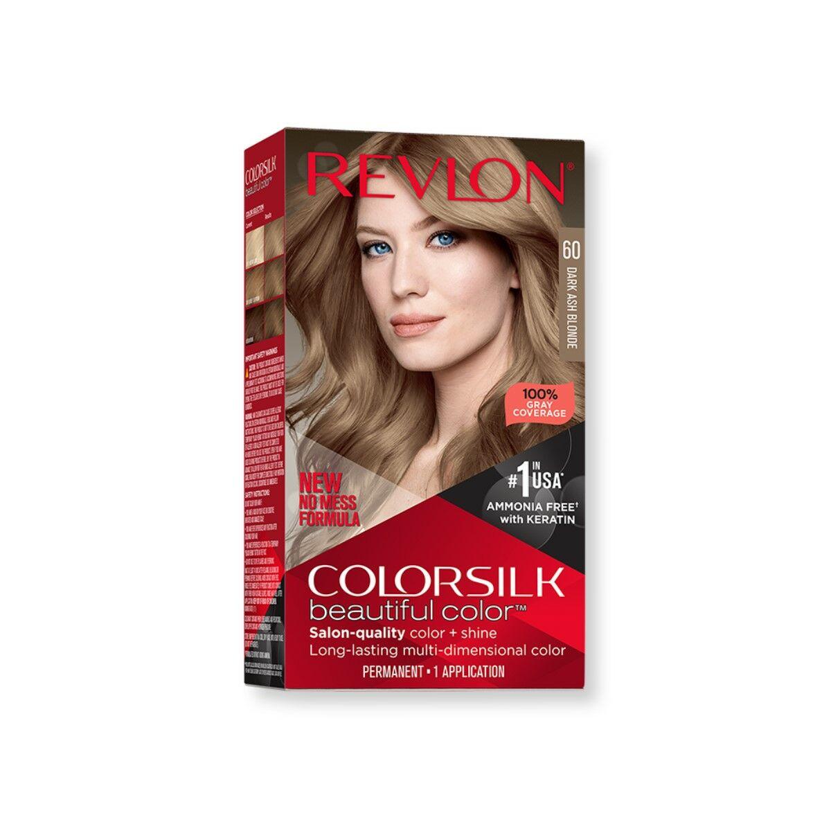 

Revlon Colorsilk Permanent Hair Color No Ammonia Nº 60-Dark Ash Blonde