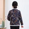 2025 Retro Floral Cotton Jacket for Middle-Aged and Elderly Women - Slimming, Belly-Covering, Fleece-Lined, Thick, and Warm