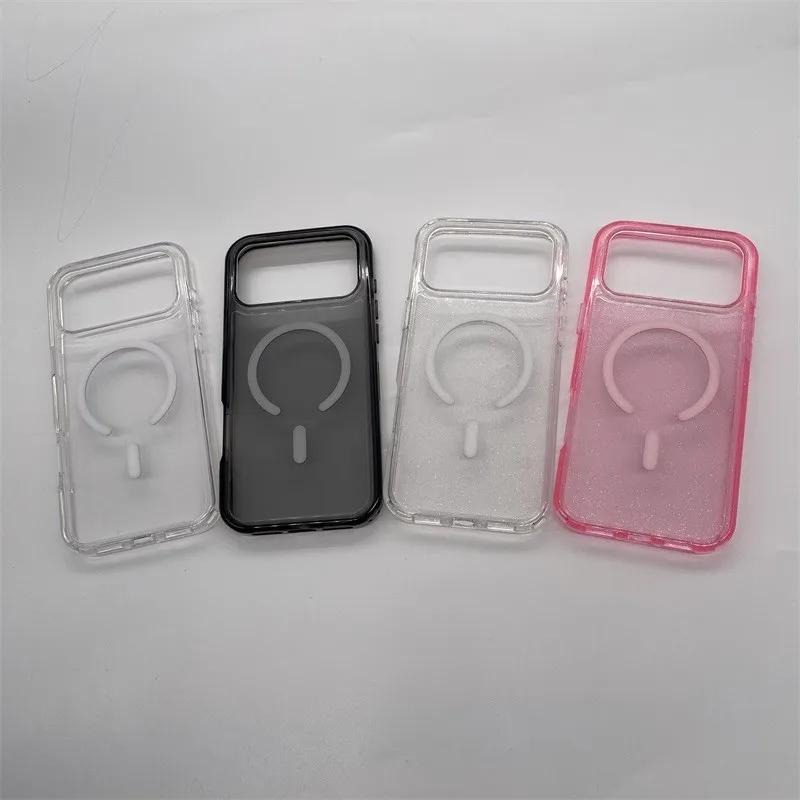 Symmetry+ Series Clear for Magsafe for IPhone 17 Pro Max Air 17 Pro Transparent Stardust Glitter Anti-drop Protect Cover Ott BOX