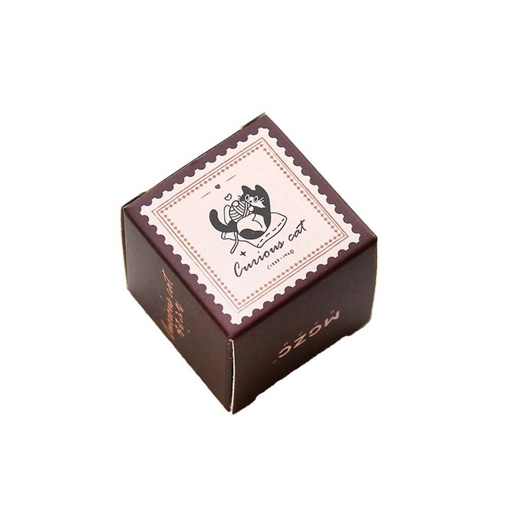 Cute Pet Black Cat Stamps Diy Craft Cat Seal Stamping DIY Toys Wooden Rubber Stamps  Card Making
