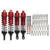 RC Car Front Rear Shock Absorber Set Aluminum Alloy Adjustable Replacement RC Accessories for 1 10 RC Car