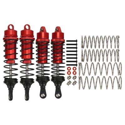 RC Car Front Rear Shock Absorber Set Aluminum Alloy Adjustable Replacement RC Accessories for 1 10 RC Car