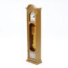 1:12 Miniature European Style Mantel Clock with Pendulum - Retro Dollhouse Room Decor