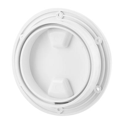 4 inch ABS Dekplaat Rond Wit Anti UV Corrosiebestendig Uitdraaibaar Boot Inspectieluik Deksel