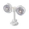 Susu Dual-Head USB Desk & Clip Fan with Light