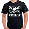 Conflict The Ungovernable Force Skull Anarchy  T Shirt Tee All Sizes and Colors