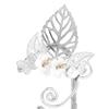 Jewelry Pearl Flower Hollowed Left Right Ear Leaf Earrings Fashion Accessories Ear Clip Ear Cuff