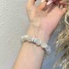Natural Moonstone Bracelet Women Calming Energy Smooth Bead 6mm 8mm 10mm Zodiac Style Fashion Accessory