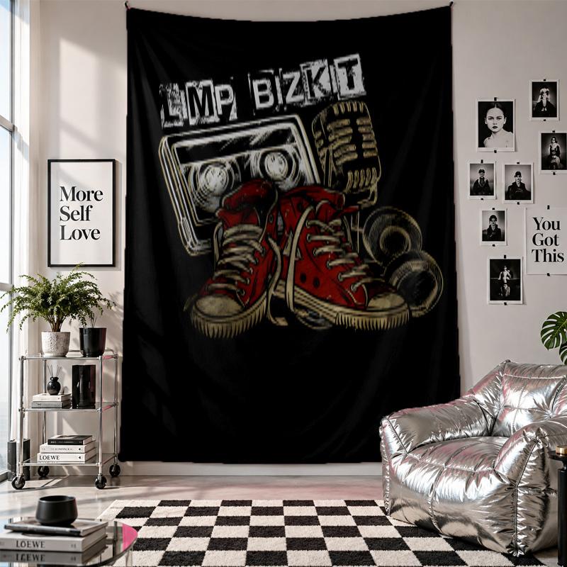 Wall TapestryLimp Bizkit Art Hanging Cloth Decorative Background Cover for Room Decoration