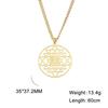 Dawapara Sri Yantra Yoga Halskette Shri Chakra Mandala Hindu Meditation Symbol Amulett Heilige Geometrie Edelstahl Schmuck