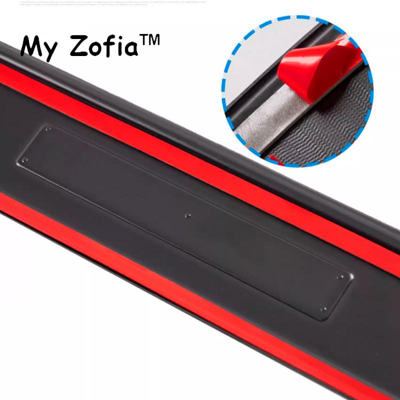 For HAVAL H5 2023 2024 2025 Car ABS Carbon Fiber Door Sill Sticker Threshold Pedal Anti-scratch Interior Decoration Accessorie