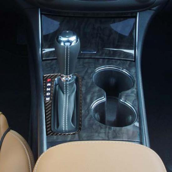 Carbon Fiber Interior Gear Shift Cover Trim For Chevrolet Impala 2014-