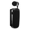 Bluetooth Wired Headset with Ultra-Long Battery, Single Ear, In-Ear Design, Vibration Alert, and Retractable for Business Calls.