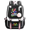 Super Printed Usb Teen Student School Bag Men'S And Women'S Casual Webbing Flip Backpack