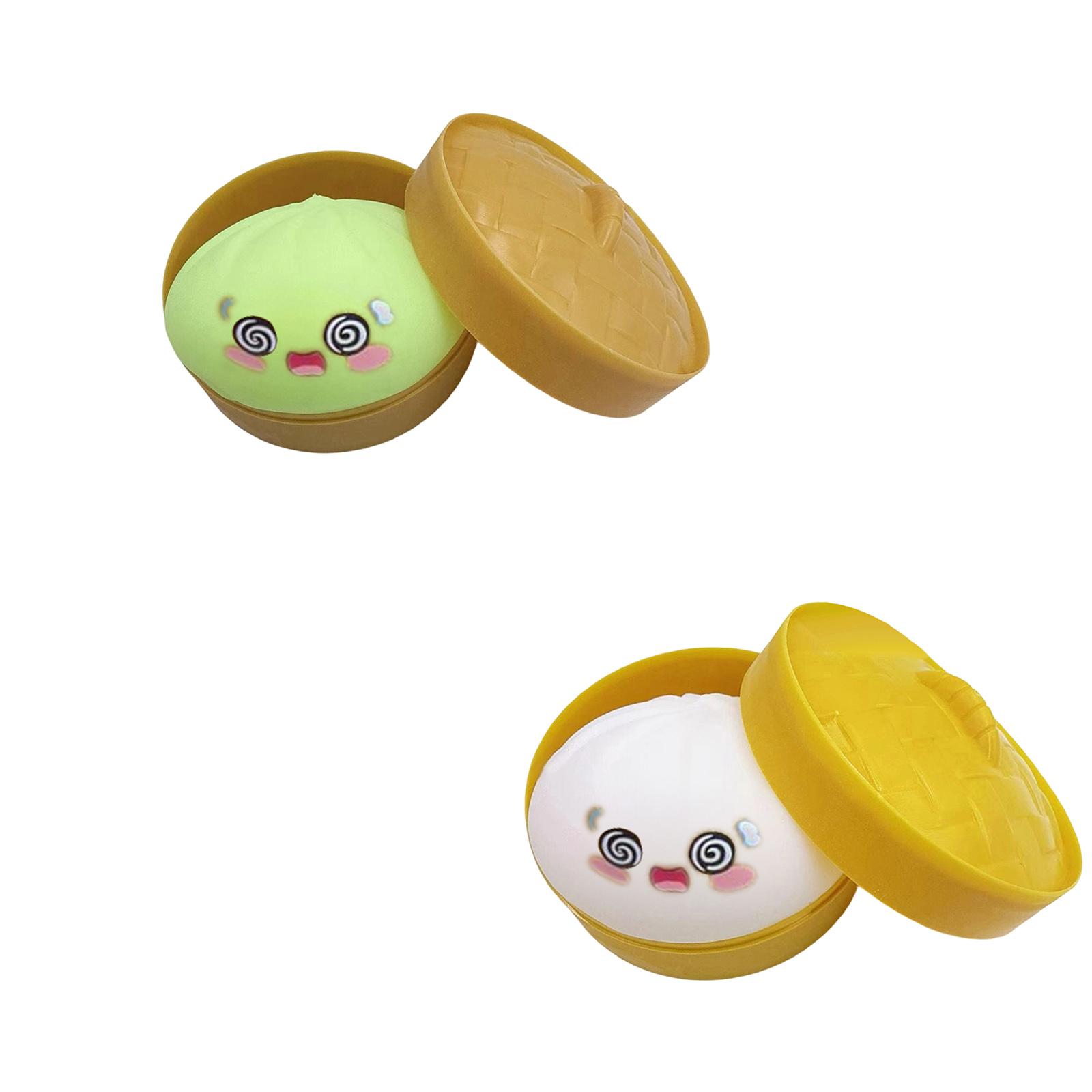 

Dumpling Slow Rising Toys Set with Dumpling and Dumpling for Stress Relief and Fun Play Activities One Size