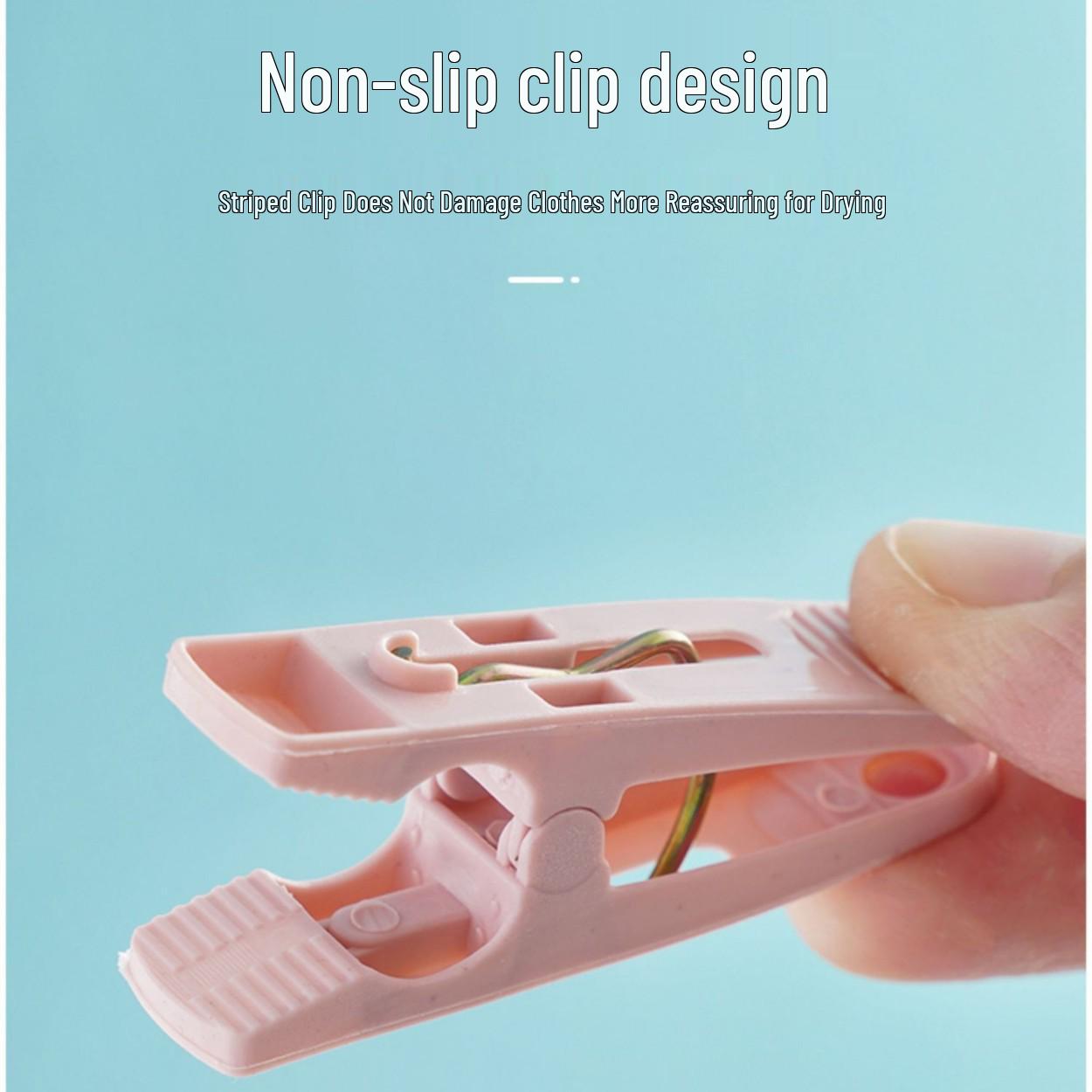 Набор из 30 ветрозащитных прищепок для одежды с сушилкой и прочными пластиковыми зажимами