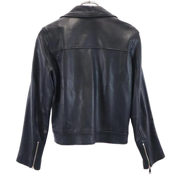 UNITED TOKYO ISHIKAWA Made In Japan Sheep Leather Leather Double Riders Jacket Women Used