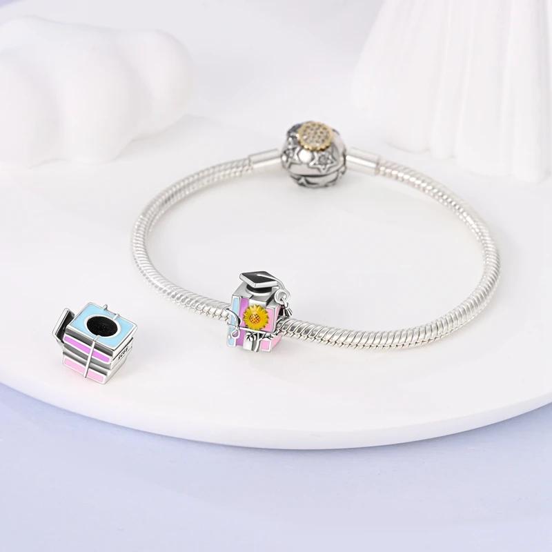 Charms Platagraduation Season Flowers Vases Beads Fit Originalbracelets Charms For Women Jewelry Diy Making Gifts