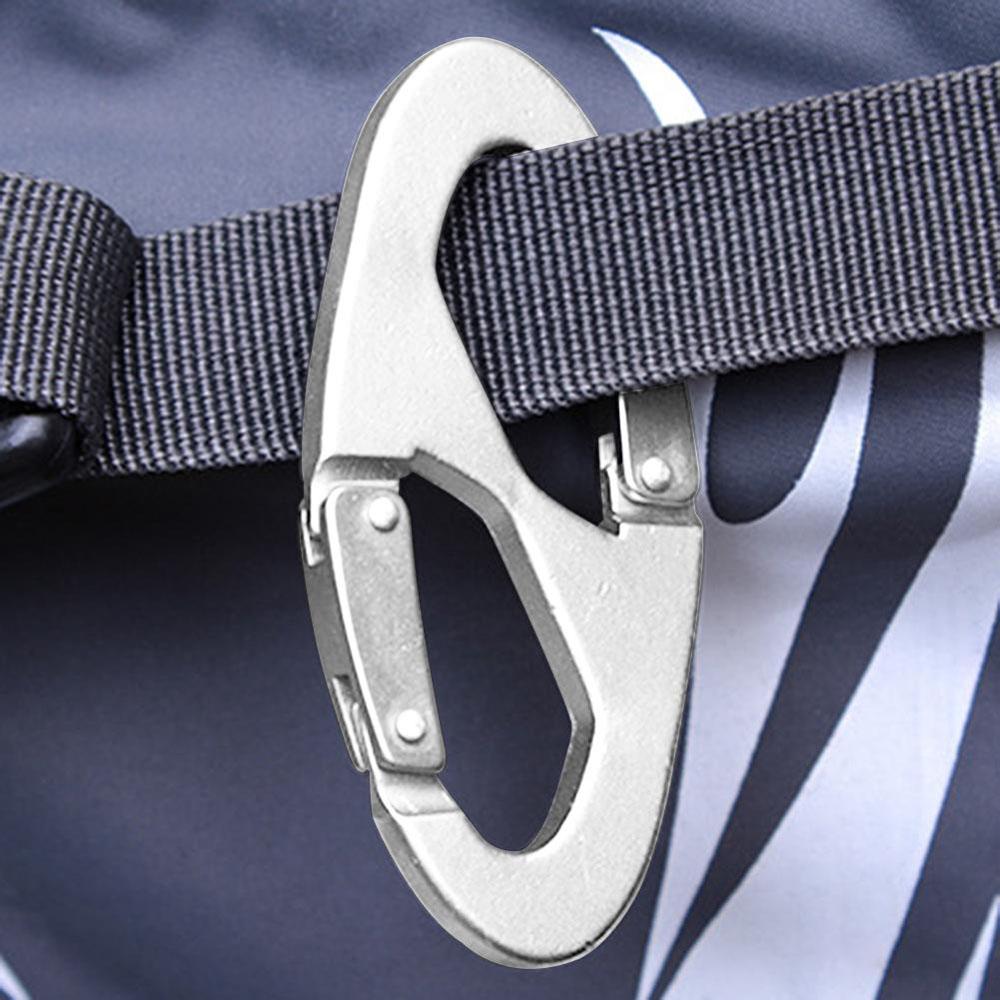 Mini Safe Survival Clip Multi Tool Mountaineering Locking 8 Shape Hook Carabiner Carabiners Clip