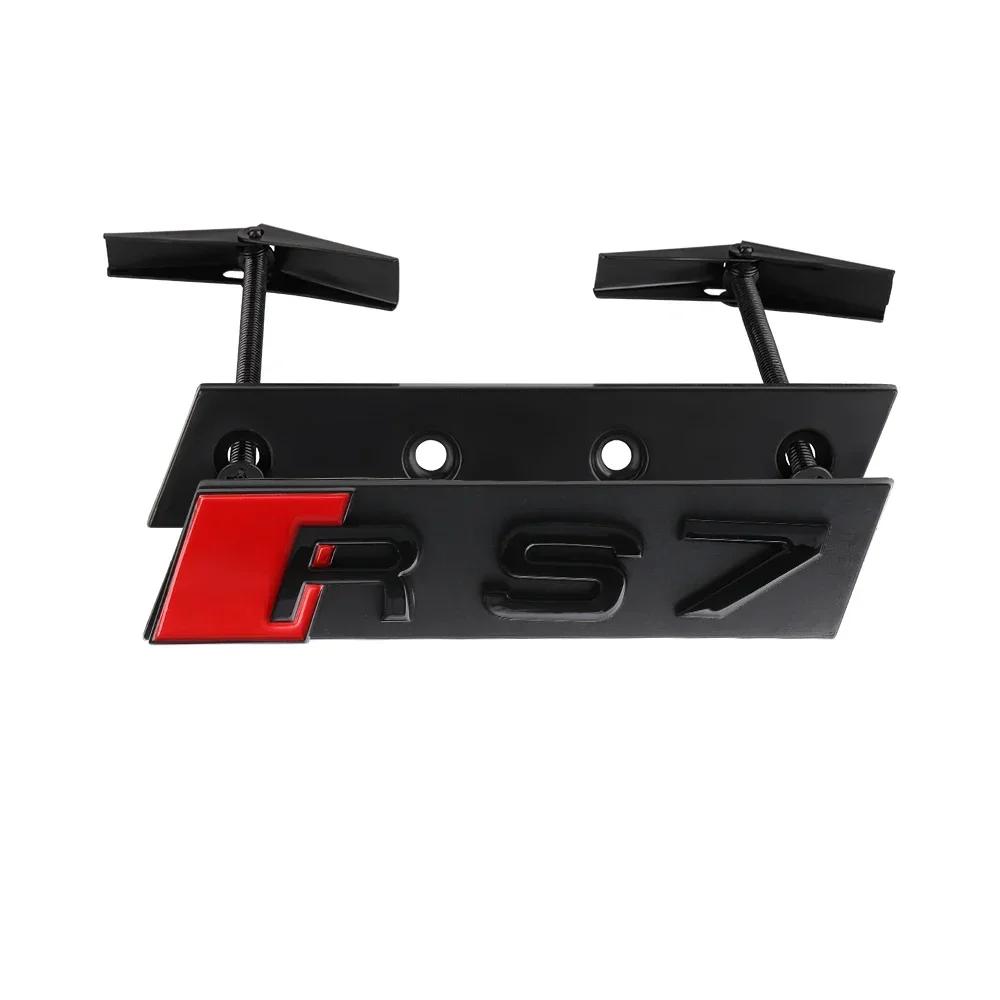3D ABS RS3 RS4 RS5 RS6 RS7 RS8 Emblem Auto Frontgrill Abzeichen Tuning Zubehör für Audi A1 A3 8P A4 B5 B6 B7 B8 A5 A6 C5 C6 C7 S
