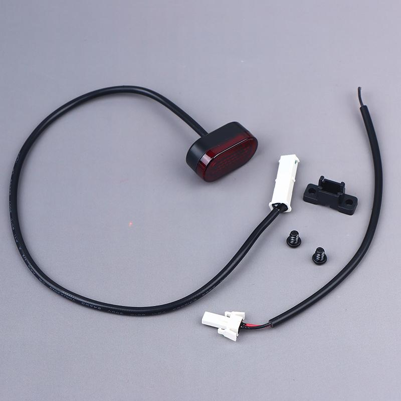 Taillight Safety Warning Brake Stoplight Flashing Light For Xiaomi M365/Pro Electric Scooter Rear Tail Light Cable Buckle Parts