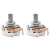 Musiclily Basic Potentiometer 250K B-Curve, Metric Size, for Electric Guitar/Bass (Set of 2)