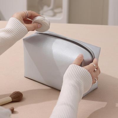 Damen-Make-up-Tasche, große Kapazität, Leder, PU, Handkosmetiktaschen für Damen, tragbar, wasserdicht, Reise-Wasch-Aufbewahrungstasche