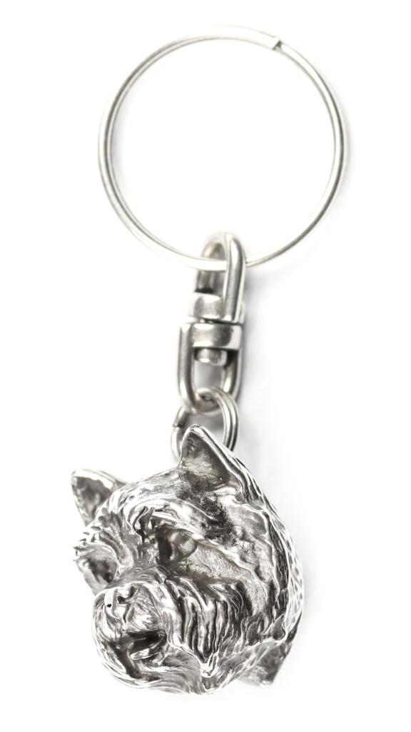 West Highland White Terrier, Westie, Westy I - Silver-plated Dog Pendant, Handbag Decoration, Backpack Pendant by Art-Dog Brand