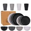 Eco-Friendly Wheat Straw Dinnerware Set