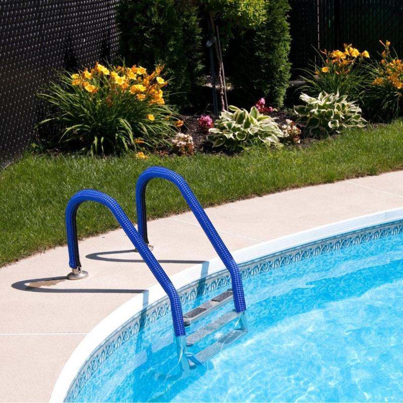 Nonslip Swimming Pool Hand Railing Handrail Cover Antiscald 4/6/8/10FT Neoprene Safe Rails Grip Accessories for All Ages