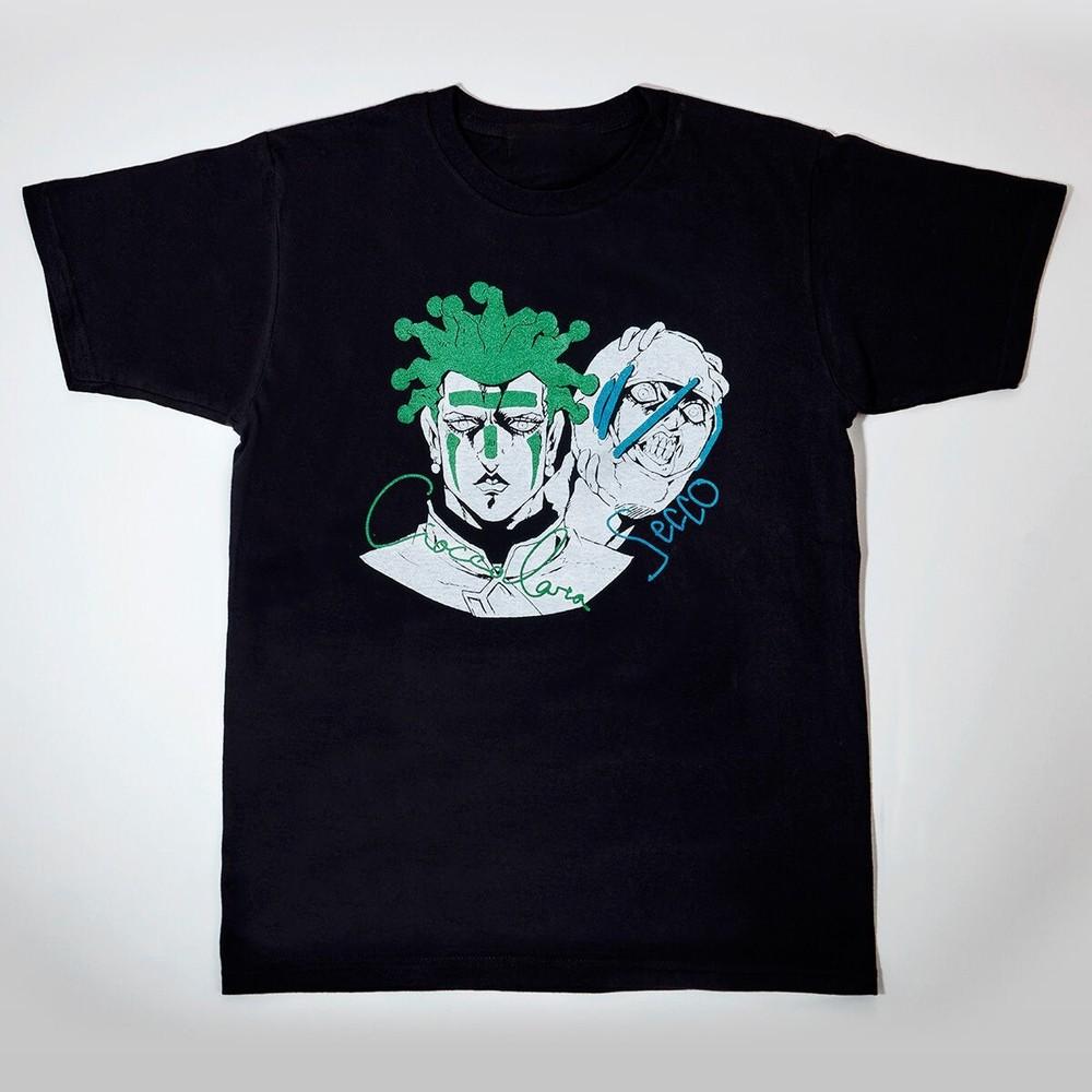 

Футболка Cioccolata и Secco JoJo s Bizarre Adventure Золотой Ветер KC596 Унисекс Футболка XXXXL