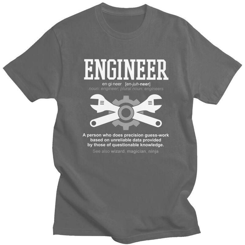 Custom Fashion Engineer Meaning T Shirts Men Tshirts Casual Tee Tops 100 Cotton Oversized Tshirt Merch