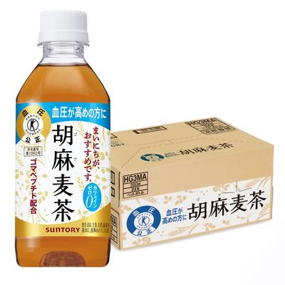 Suntory Sesam-Gersten-Tee 350 ml x 24 Flaschen Für Menschen mit hohem Blutdruck [TOKUHO]