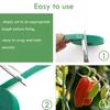 3PCS/1Set 2M Green Garden Twine Plant Ties Nylon Plant Bandage Garden Hook Loop Bamboo Cane Wrap Support Garden Accessories