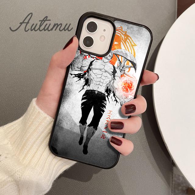 Escanor The Seven Deadly Sins Phone Case for iPhone 11 12 13 14 Pro Max Mini XR XS SE 2020 7 8 Plus Galaxy S21 S22 Cover Shell