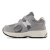 New Balance NB 2002R Velcro Kvėpuojantys žemi vaikščiojimo batai Kūdikio batai Pilki Balti IV2002ST