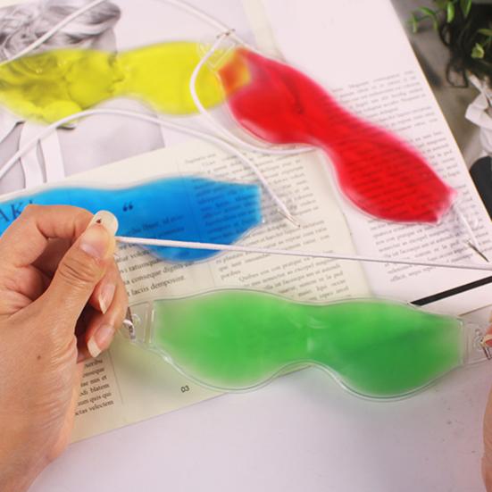Reusable Eye Mask Eye Fatigue Relief Mask Light Blocking Sleep Mask Summer Cooling Eye Mask for Travel Home