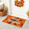 Fall Door Mat,Pumpkin Welcome Doormats Natural Coir Mats Non Front Door Rugs For Thanksgiving Decorative Entrance Porch Outdoors