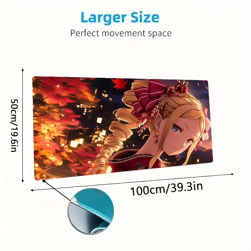 ReZero2 Print  Cushion Non-slip Laptop Tablet Big Mousepad XXL Mat Mini PC Playmat With Lock Edge