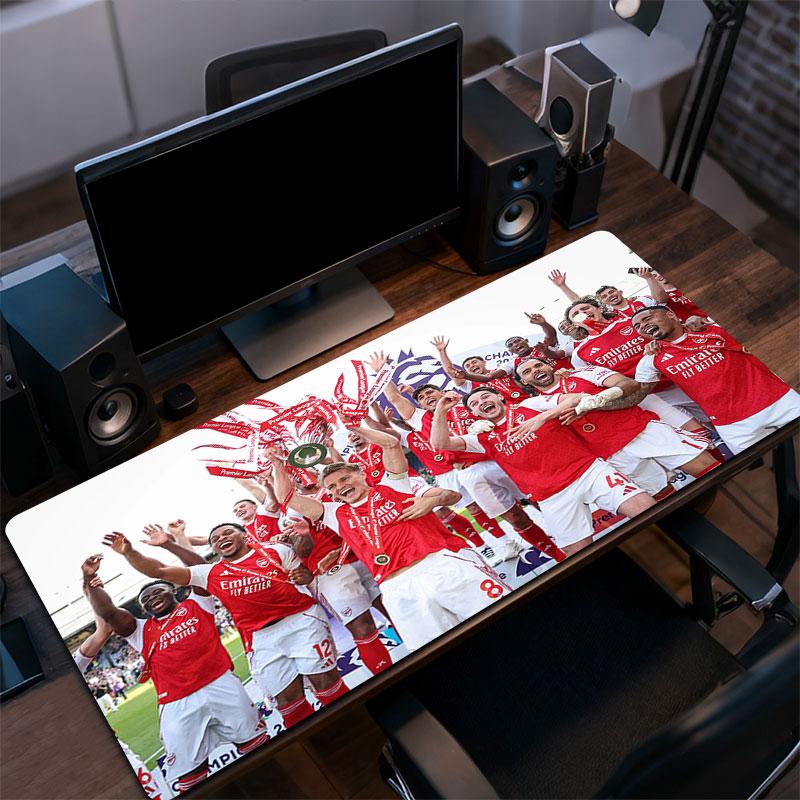 Arsenal Players Mouse Pad, Large Gaming Desk Mat, Non-slip XXL Mousepad for Laptop & Tablet, Mini PC Playmat with Stitched Edges