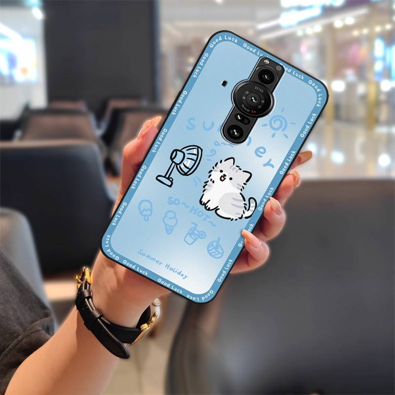 Soft Case Fashion Design Phone Case For Sony Xperia Pro-I Durable Back Cover Shockproof Phone Pouch Graffiti Waterproof