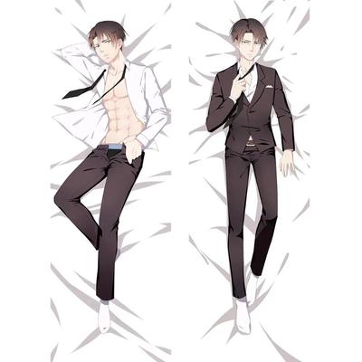 Anime Shingeki no Kyojin Attack on Titan Eren Jaeger Ackerman Levi Ymir Potah na polštář Objímání těla Pouzdro na polštář