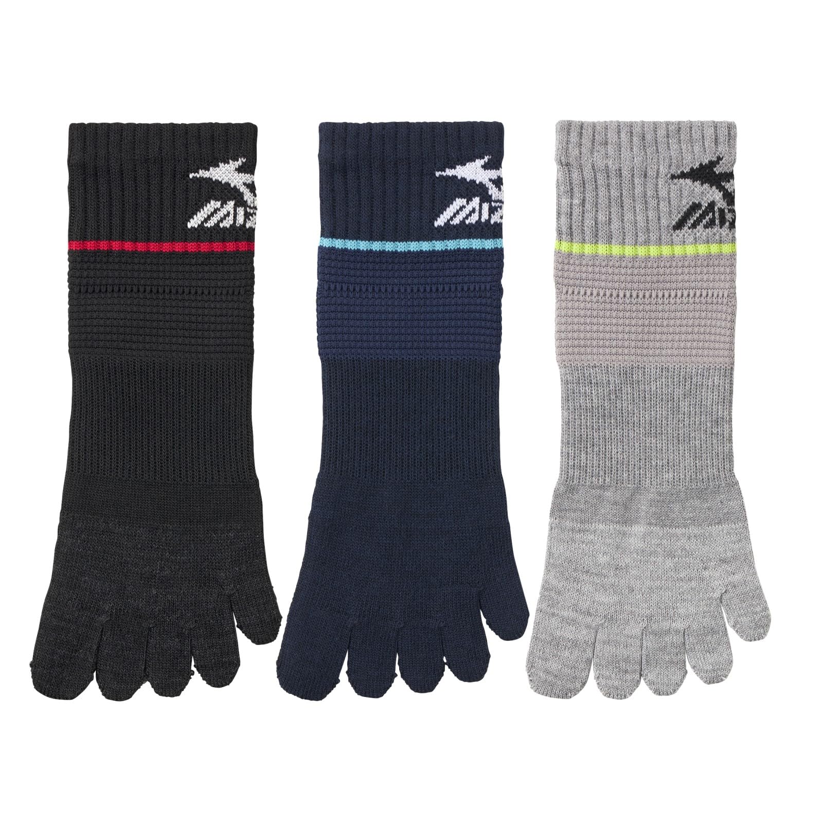 

Набор из 10 см Двойные облегающие носки с пятью пальцами для мужчин, Разные размеры, 3 пары, Длина, Поддержка, Дизайн, Дышащие, Спортивные/Для бега, 689-441, Размеры,