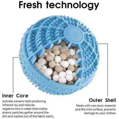 TH Washing Ball Laundry Ball Laundry Ball Anti-Lint Natural Ecological Reusable for Washing Machine (Blue)