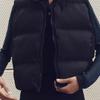 Fall and Winter New Women's Clothing Fashion Style Stand Collar Sleeveless Heattech Short Cotton Jacket Vest Waistcoat 3046224