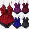 European & American Sexy Lace Camisole Bodysuit Nightgown