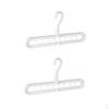 Hangers Organizer Space Saving Sturdy White