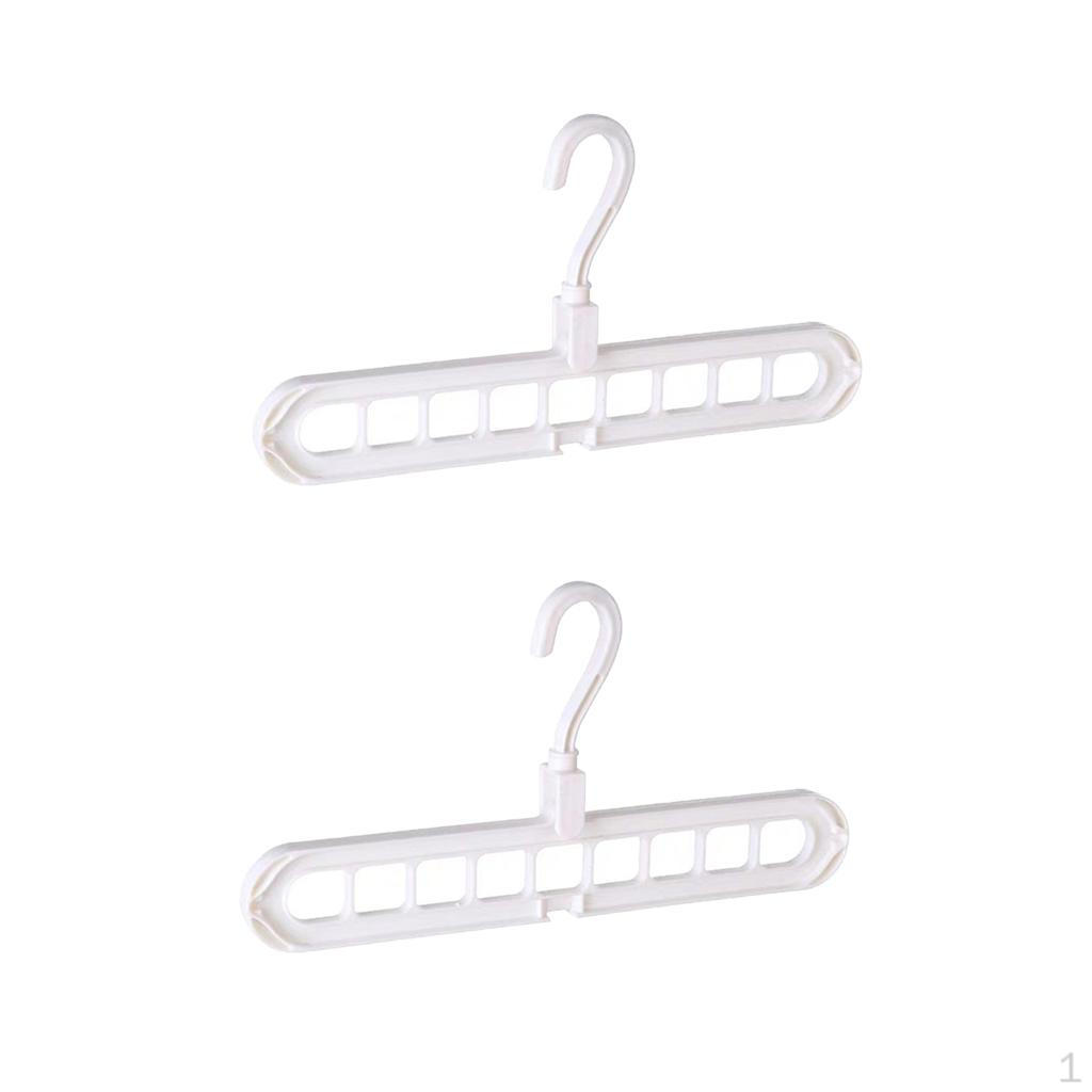 Hangers Organizer Space Saving Sturdy White